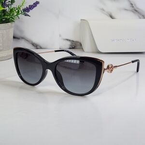 Michael Kors MK Women’s Black Gradient Cat-Eye Sunglasses. 33328G